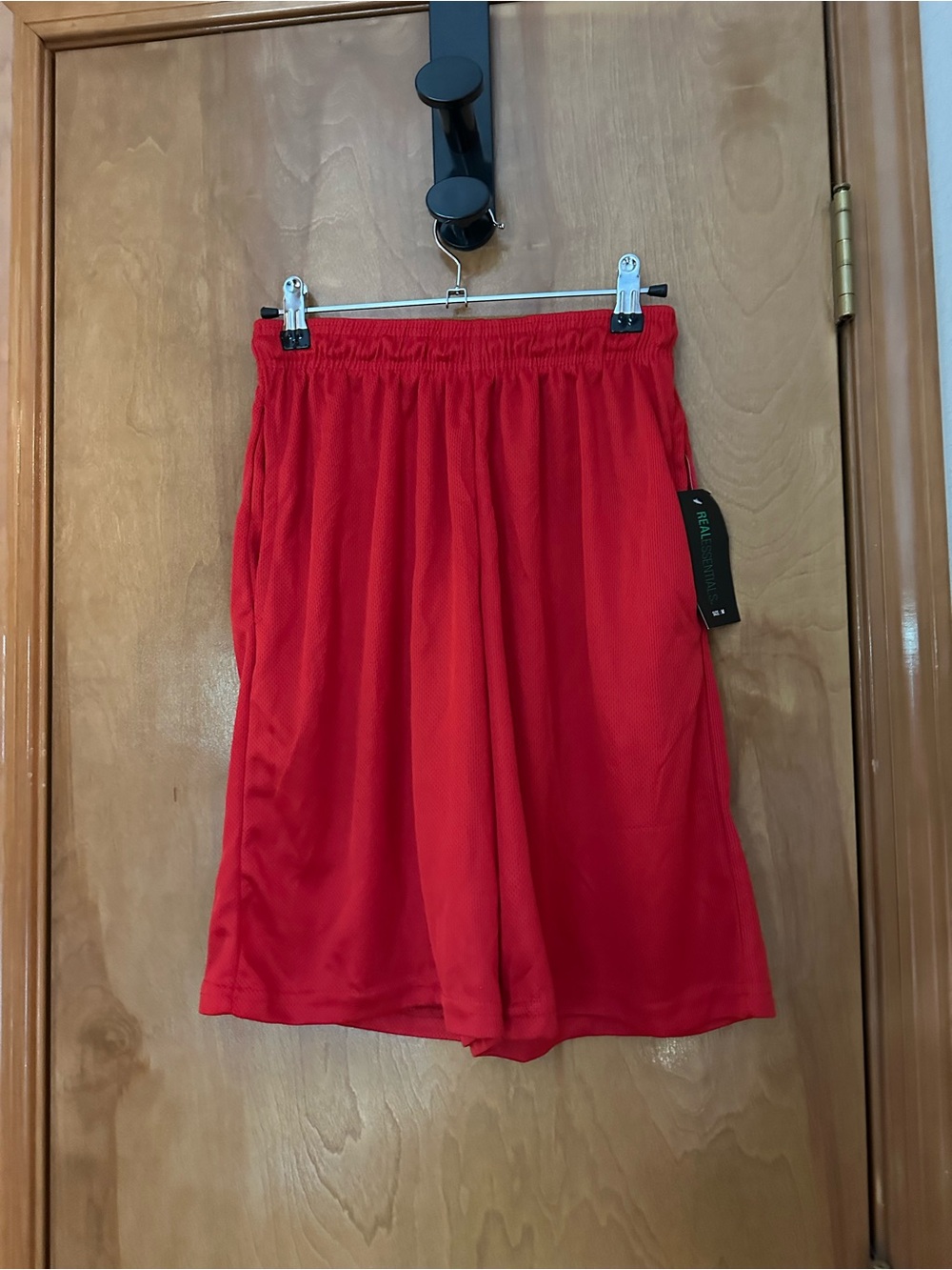 🌵 3/$15 Real Essentials Men's Red Drawstring Athletic Shorts ( see description)